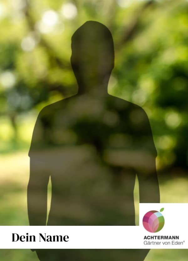 Silhouette einer Person im Freien Mitarbeiterfoto Petra Fritsch